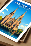 Affiche Strasbourg Église Saint-Paul