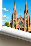 Affiche Strasbourg Église Saint-Paul