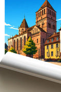Affiche Strasbourg Église Saint-Thomas