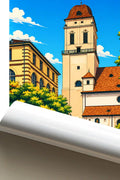 Affiche Strasbourg Église Sainte-Madeleine