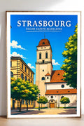Affiche Strasbourg Église Sainte-Madeleine