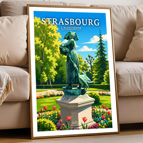 Affiche Strasbourg L'Alsacienne