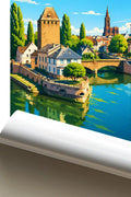 Affiche Strasbourg Les Ponts Couverts