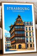 Affiche Strasbourg Maison Kammerzell