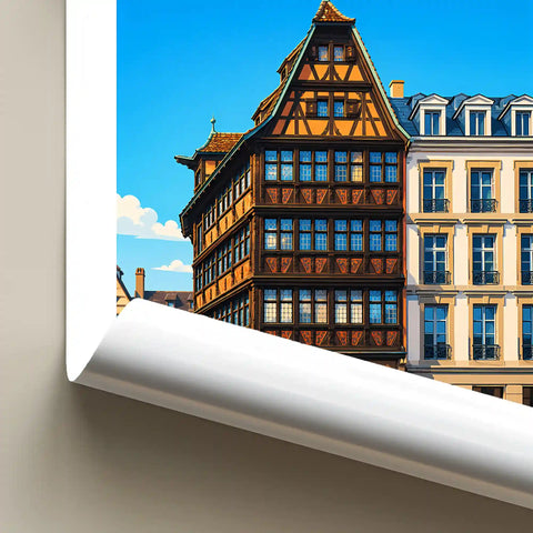 Affiche Strasbourg Maison Kammerzell