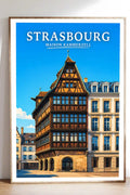 Affiche Strasbourg Maison Kammerzell