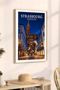 Affiche Strasbourg Marché de Noël