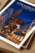 Affiche Strasbourg Marché de Noël