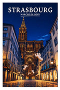 Affiche Strasbourg Marché de Noël
