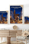 Affiche Strasbourg Marché de Noël