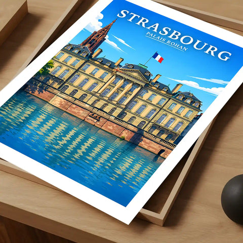 Affiche Strasbourg Palais Rohan