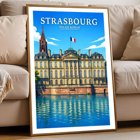 Affiche Strasbourg Palais Rohan