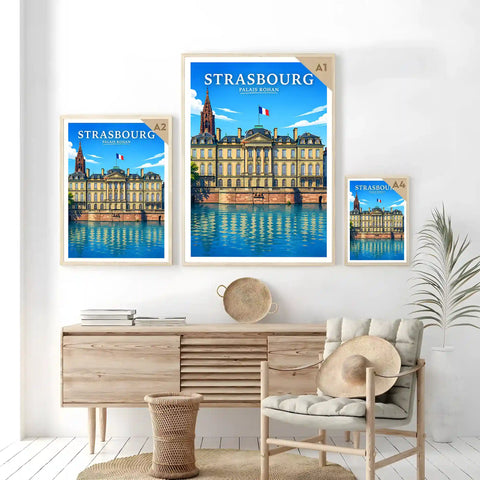 Affiche Strasbourg Palais Rohan