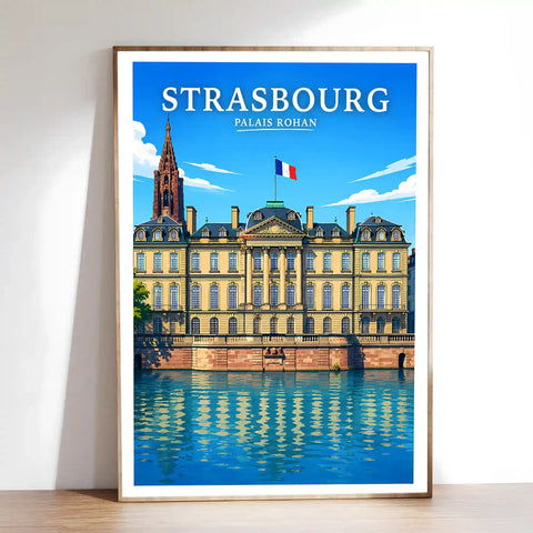 Affiche Strasbourg Palais Rohan