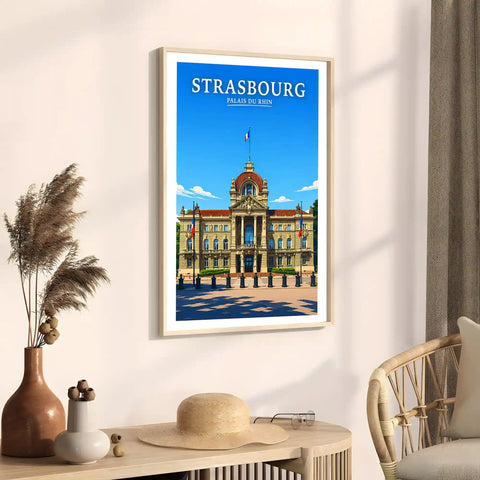 Affiche Strasbourg Palais du Rhin