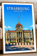 Affiche Strasbourg Palais du Rhin
