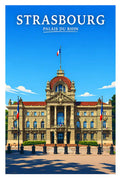 Affiche Strasbourg Palais du Rhin
