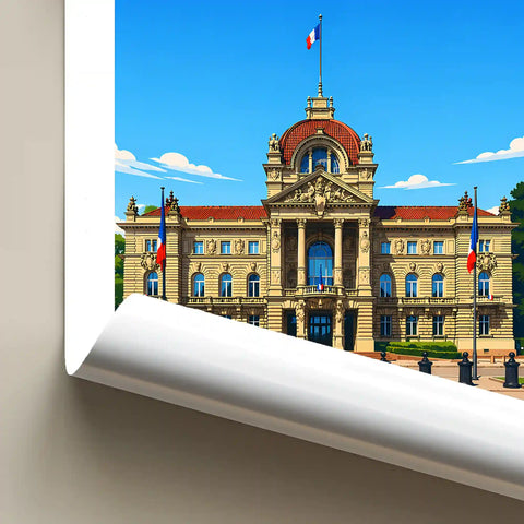 Affiche Strasbourg Palais du Rhin
