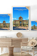 Affiche Strasbourg Palais du Rhin