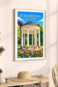 Affiche Strasbourg Parc de l'Orangerie