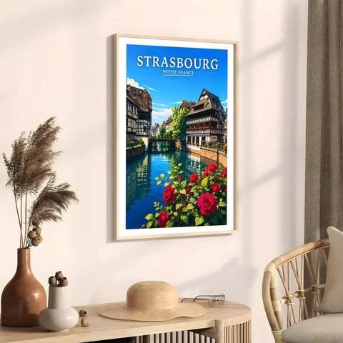 Affiche Strasbourg Petite France