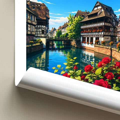 Affiche Strasbourg Petite France