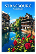 Affiche Strasbourg Petite France