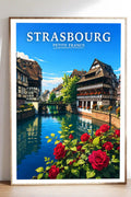 Affiche Strasbourg Petite France