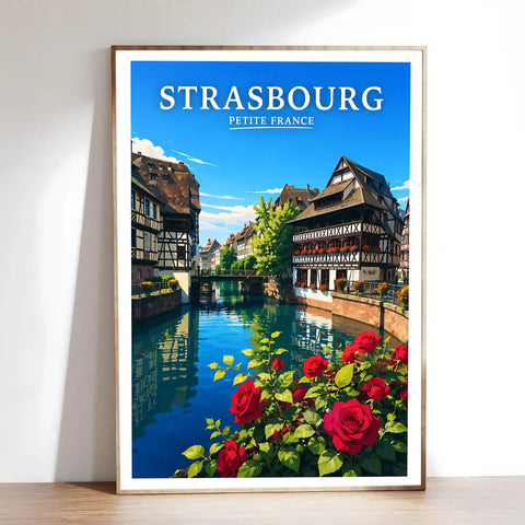 Affiche Strasbourg Petite France
