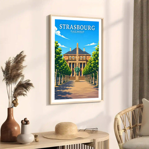 Affiche Strasbourg Place Broglie