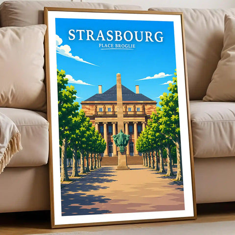 Affiche Strasbourg Place Broglie