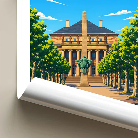 Affiche Strasbourg Place Broglie