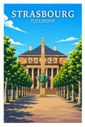 Affiche Strasbourg Place Broglie