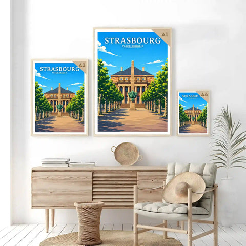 Affiche Strasbourg Place Broglie
