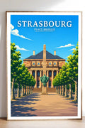 Affiche Strasbourg Place Broglie