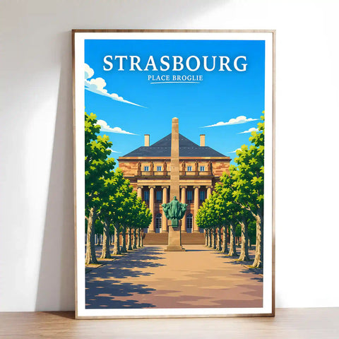 Affiche Strasbourg Place Broglie