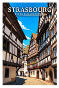 Affiche Strasbourg Rue du Bain-aux-Plantes