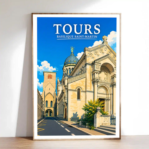 Affiche Tours Basilique Saint-Martin