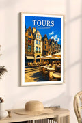 Affiche Tours Place Plumereau