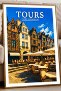 Affiche Tours Place Plumereau
