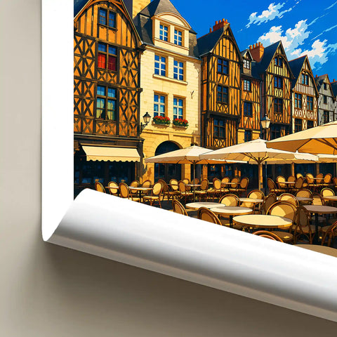 Affiche Tours Place Plumereau