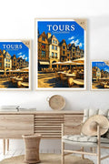 Affiche Tours Place Plumereau