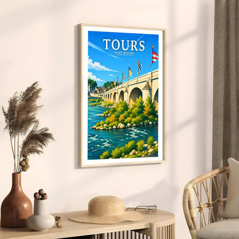 Affiche Tours Pont Wilson