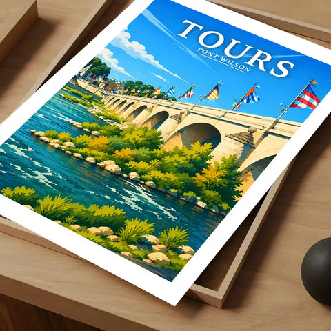 Affiche Tours Pont Wilson
