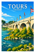 Affiche Tours Pont Wilson