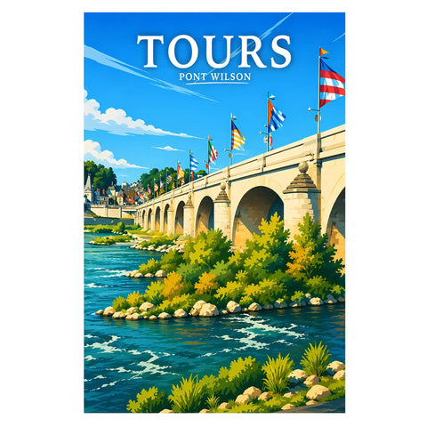Affiche Tours Pont Wilson