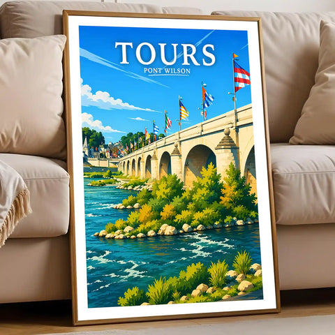 Affiche Tours Pont Wilson