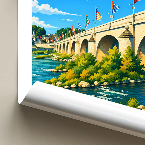 Affiche Tours Pont Wilson