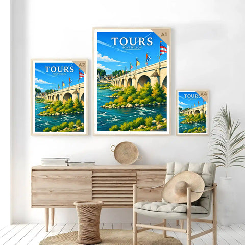 Affiche Tours Pont Wilson