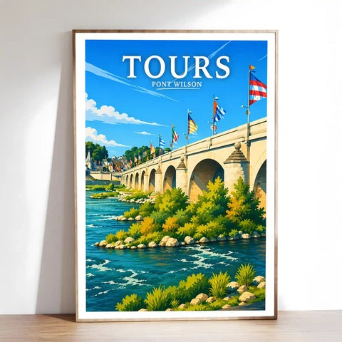 Affiche Tours Pont Wilson